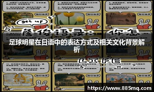 足球明星在日语中的表达方式及相关文化背景解析